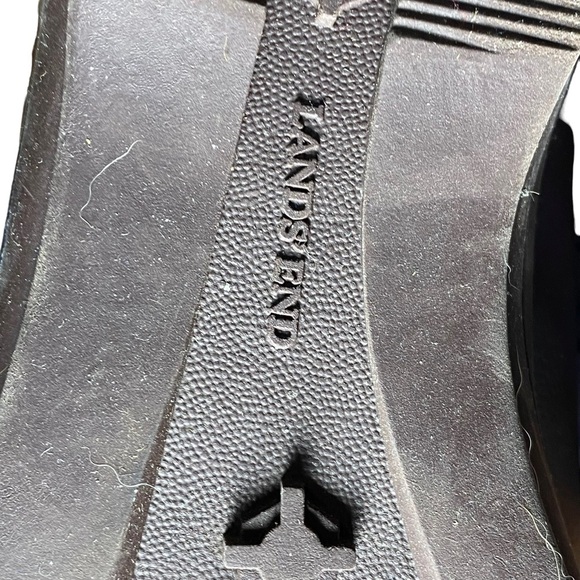 Lands End‎ blue tall lace-up boots #393496 size 10B - Picture 9 of 11